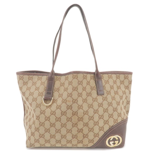 Gucci Handbags - 💎✨BEAUTIFUL✨💎 GUCCI Abbey GG Canvas Leather Tote Bag 169946